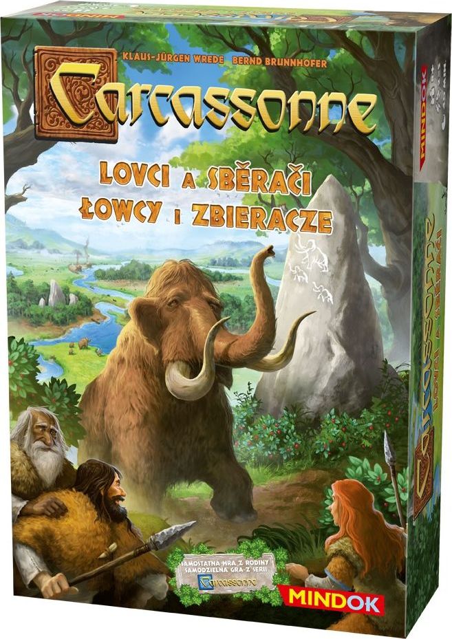 The board game Carcassonne Hunters and Collectors (poļu valodā) galda spēle