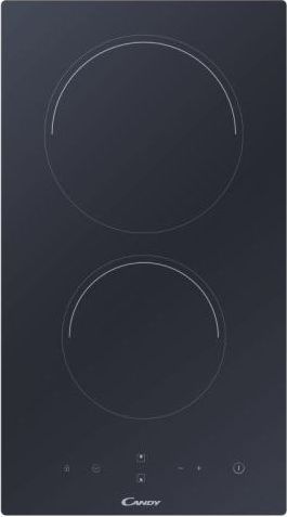 Candy CID 30/G3 Black Built-in 60 cm Zone induction hob 2 zone(s) plīts virsma