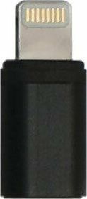 Adapter USB Bury Lightning - microUSB Czarny 6099211 (4023032187729)