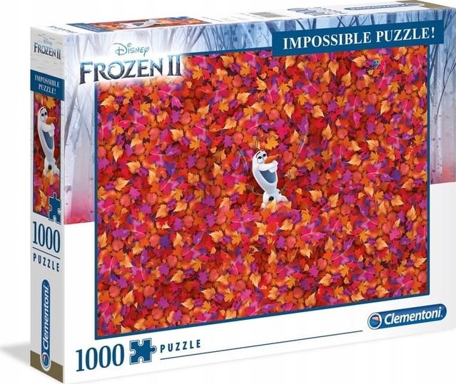 Clementoni Puzzle 1000 pieces Impossible Frozen 2 puzle, puzzle