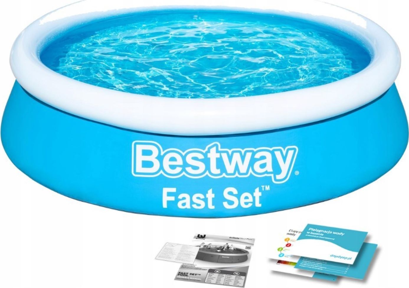BESTWAY Pool Fast Set 183x51cm Baseins
