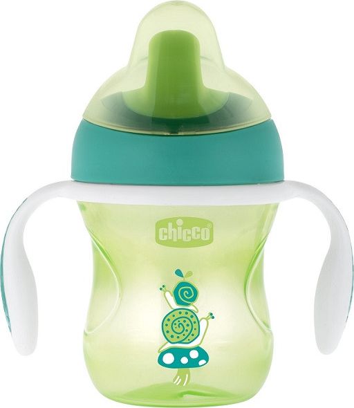 Chicco 692130-KUBEK NIEKAPEK Z USTNIKIEM 6M+N CHI000190 (8058664070022) piederumi bērnu barošanai