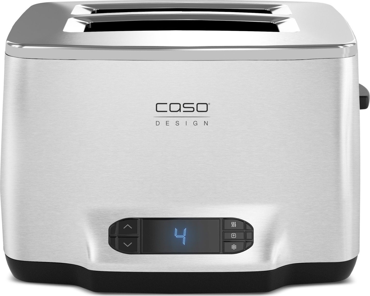 Caso | Toaster | Inox | Power 1050 W | Number of slots 2 | Housing material  Stainless steel Tosteris