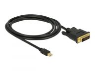 DeLOCK 83989 video cable adapter 2 m Mini DisplayPort DVI-D Black 4043619839896