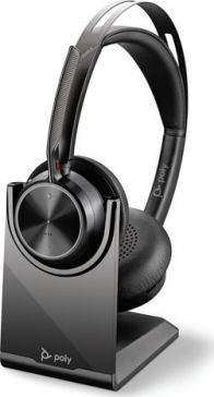 Poly Voyager Focus 2 UC Stereo Headset On-Ear (USB-A, Bluetooth, kabellos, Microsoft-Teams) austiņas