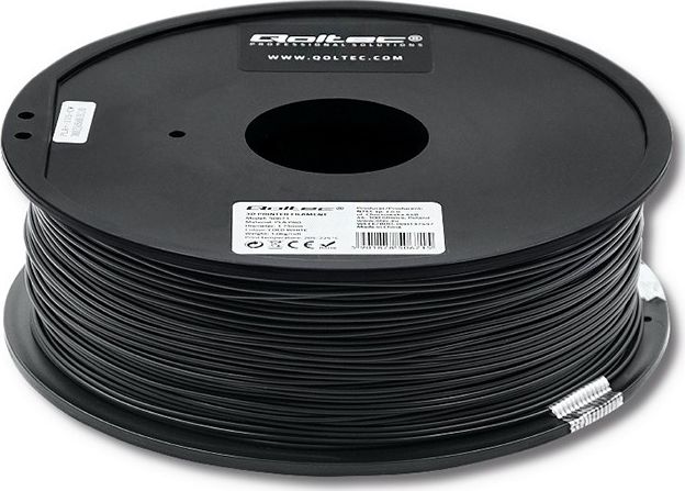 Qoltec Filament ABS PRO czarny (50677) 50677 (5901878506777) 3D printēšanas materiāls