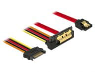 SATA-Kabel - Serial ATA 150/300/600 - SATA, SATA-Stromstecker bis SATA Combo (R) adapteris