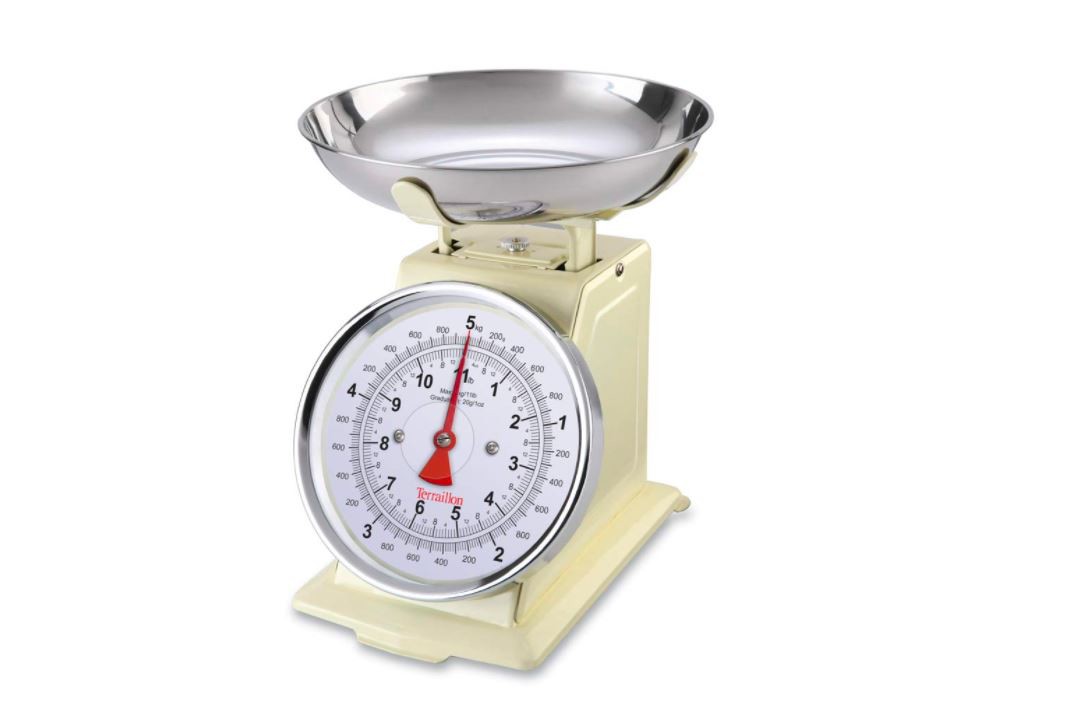 Mechanical kitchen scale TRADITION 500 DUAL CREAM KG Terraillon 14475 14475 (3094570081283) virtuves svari