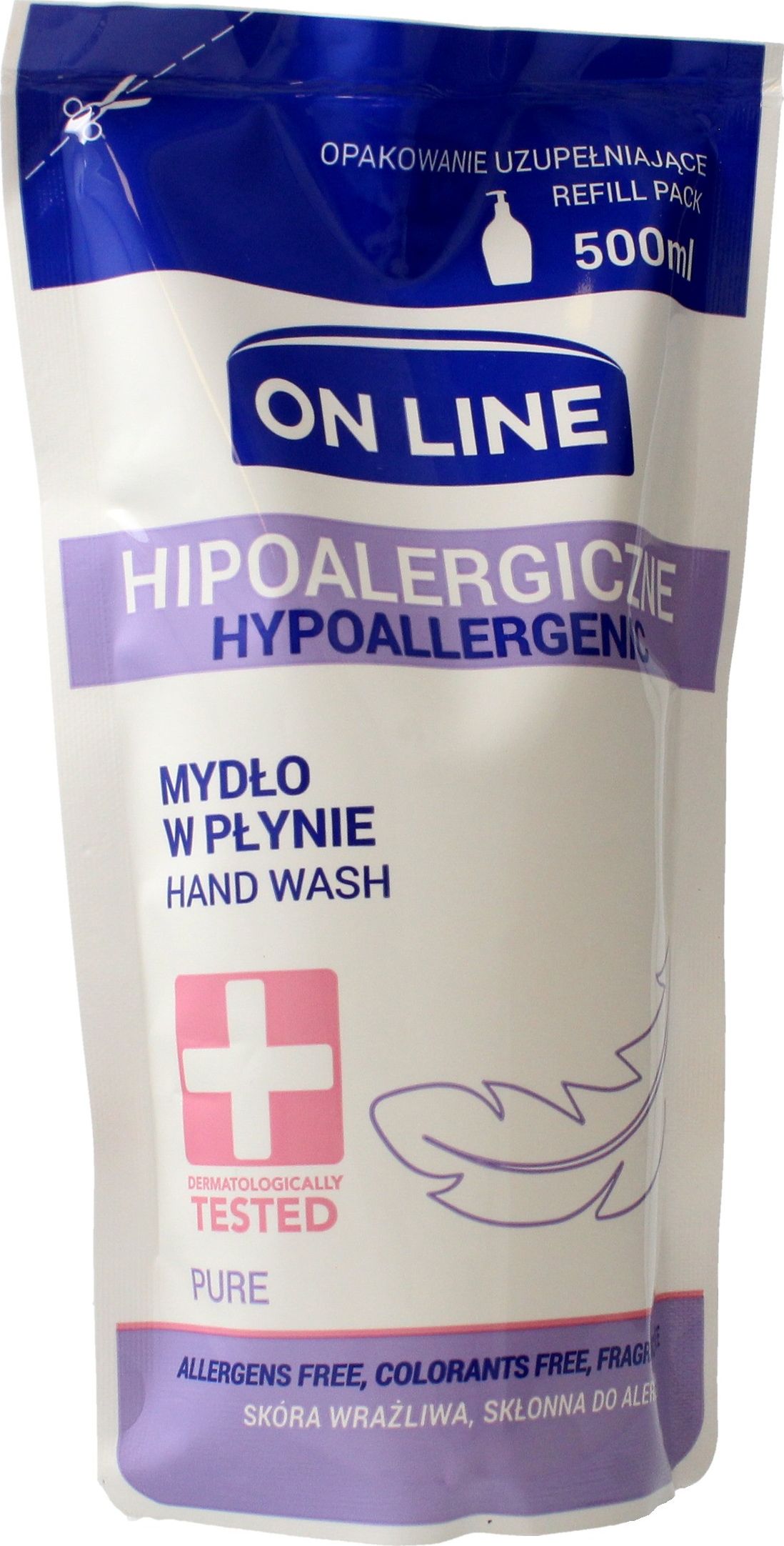 On Line Mydlo w plynie Pure 500ml 106936 (5903116738681)