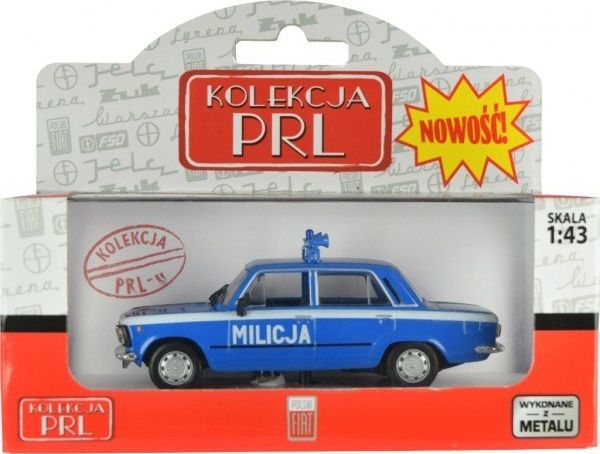 Daffi Vehicle PRL Fiat 125P Militia Rotaļu auto un modeļi