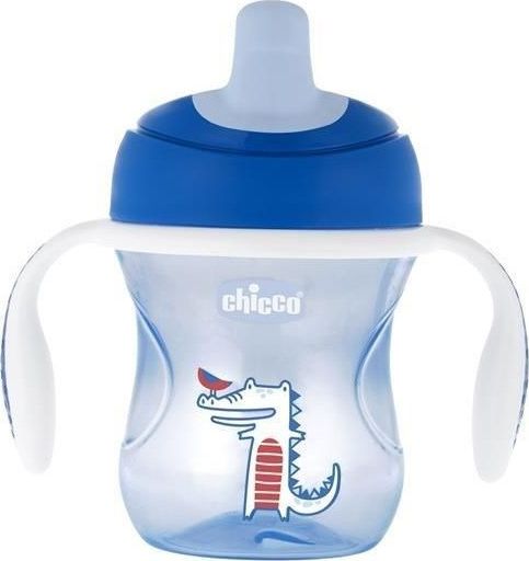 Chicco 692120-KUBEK NIEKAPEK Z USTNIKIEM 6M+CH CHI000189 (8058664070015) piederumi bērnu barošanai