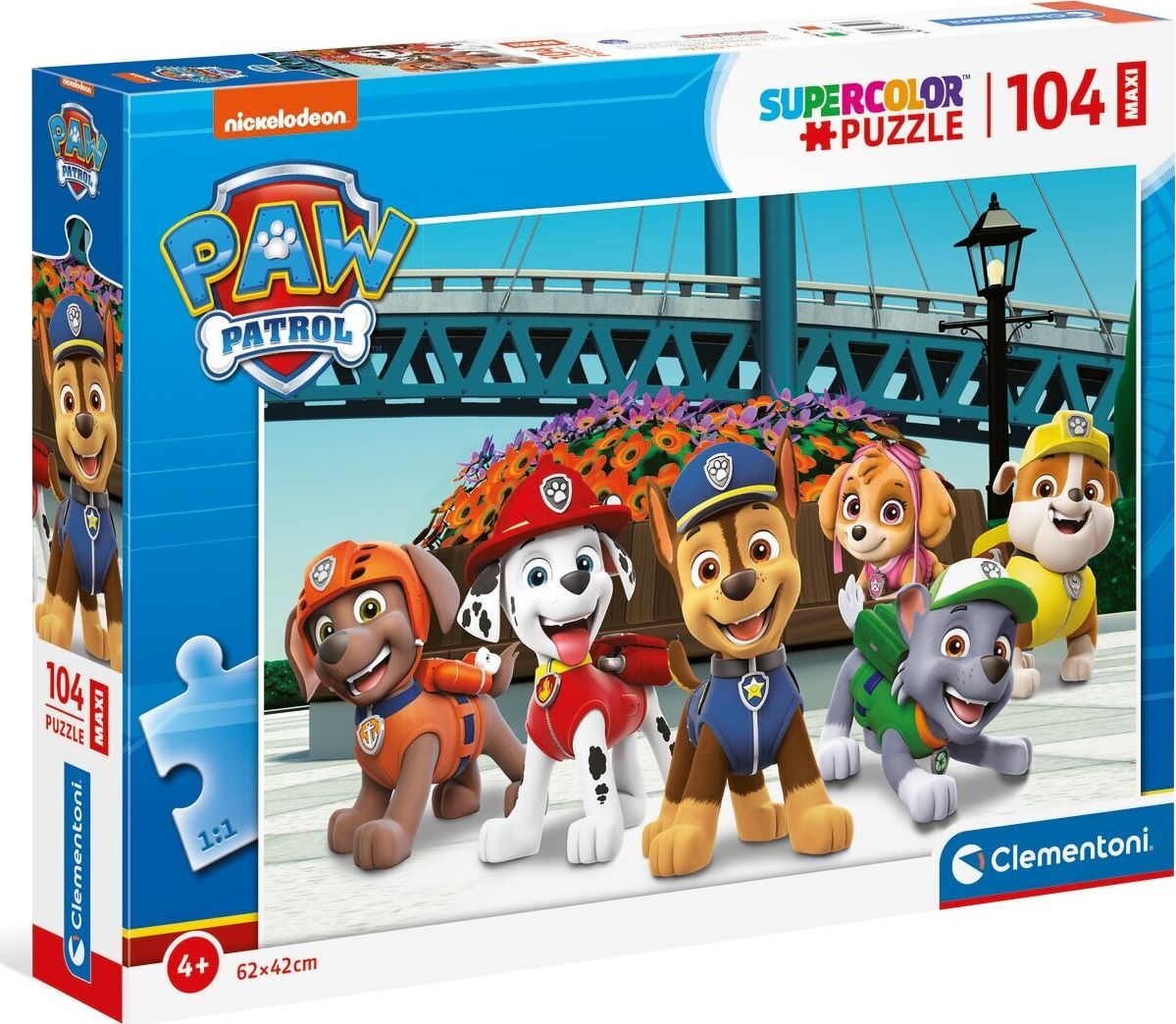 Clementoni Puzzle 104el Maxi Psi Patrol 2 23755 puzle, puzzle