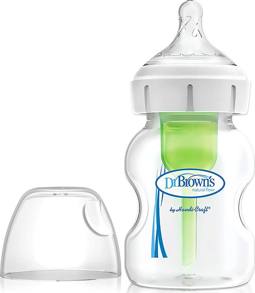 Dr Browns Butelka do karmienia niemowlat szeroka szyjka Options+ 0m+ 150ml 2 sztuki (WB52600) 001164 (072239318171) bērnu barošanas pudelīte