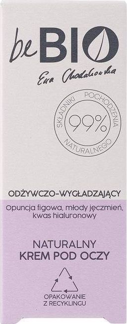 BeBio BeBio Ewa Chodakowska Naturalny krem pod oczy odzywczo-wygladzajacy 15ml 5908233660204 (5908233660204) ēnas