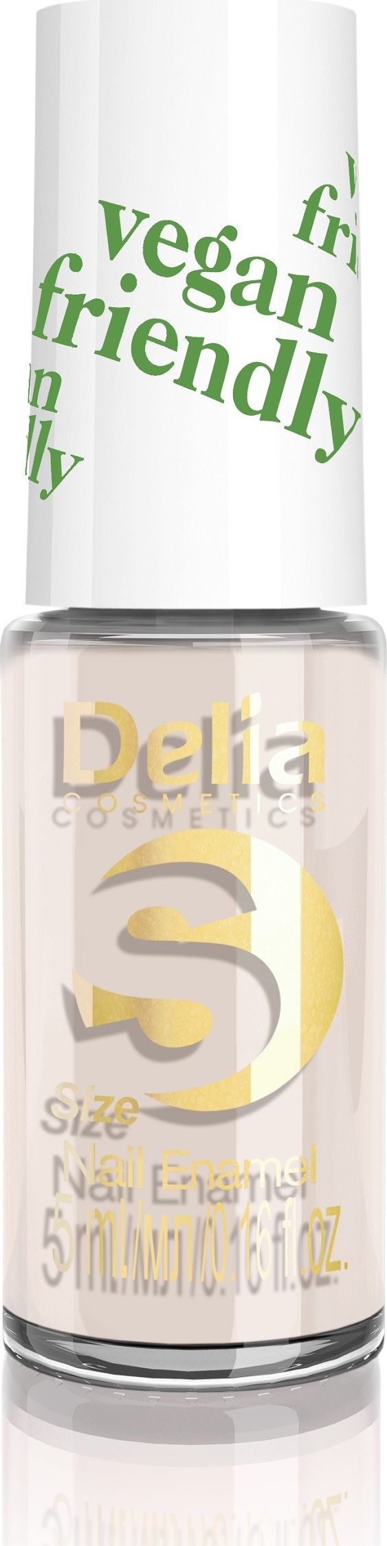 Delia Delia Cosmetics Vegan Friendly Emalia do paznokci Size S nr 207 Nude to Me 5ml 719766 (5901350479766)