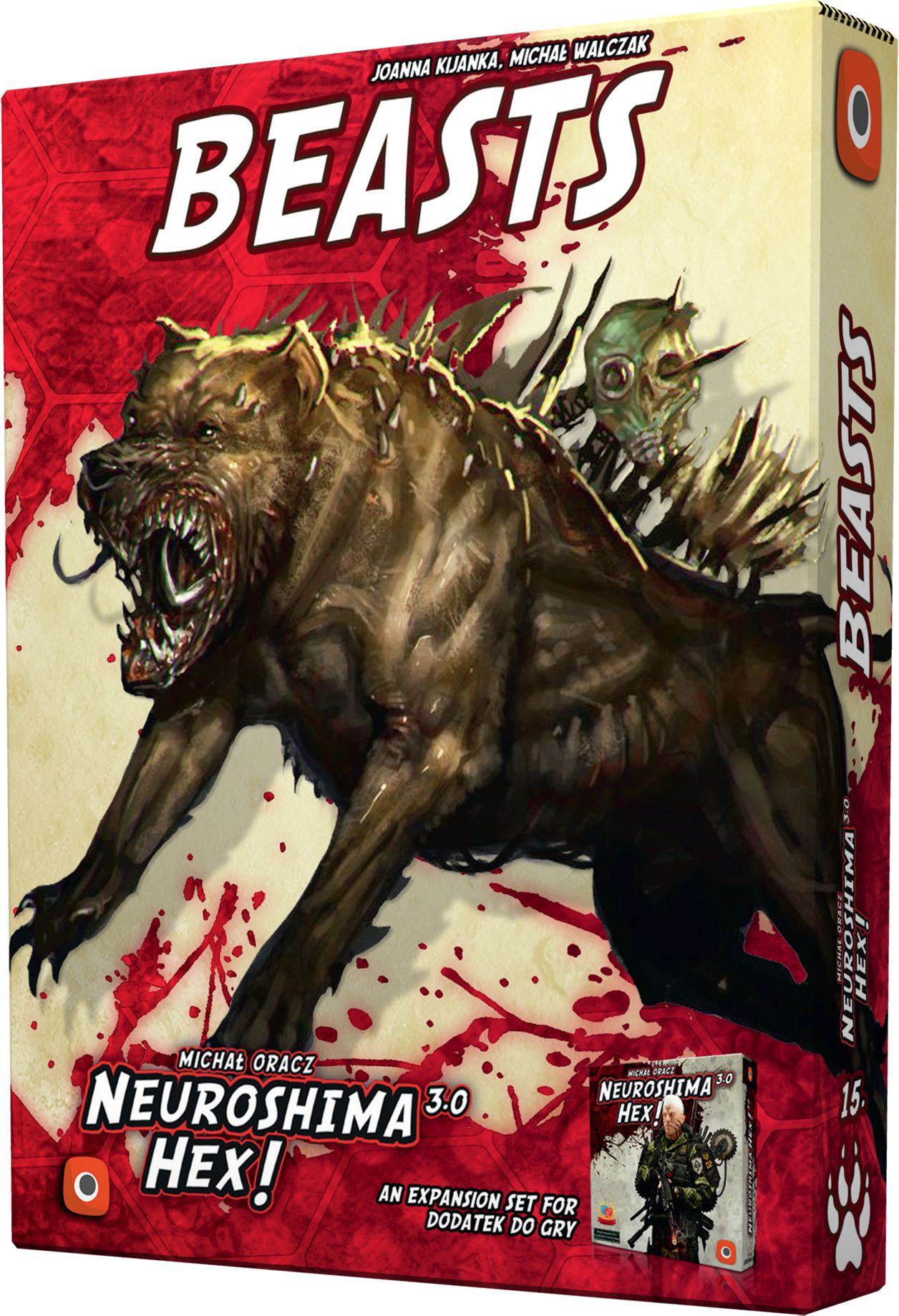 Portal Games Expansion to Neuroshima HEX: Beasts (3.0 Edition) galda spēle