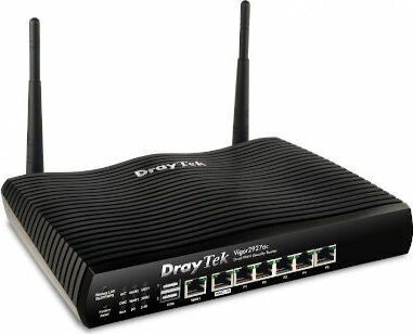 Draytek Vigor2927ac wireless router Gigabit Ethernet Dual-band (2.4 GHz / 5 GHz) Black Rūteris