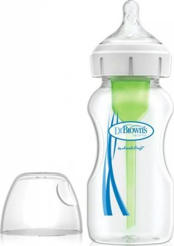 Dr Browns butelka do karmienia niemowlat szeroka szyjka Options Plus 0m+ 270ml (WB91600) 001165 (072239318188) bērnu barošanas pudelīte