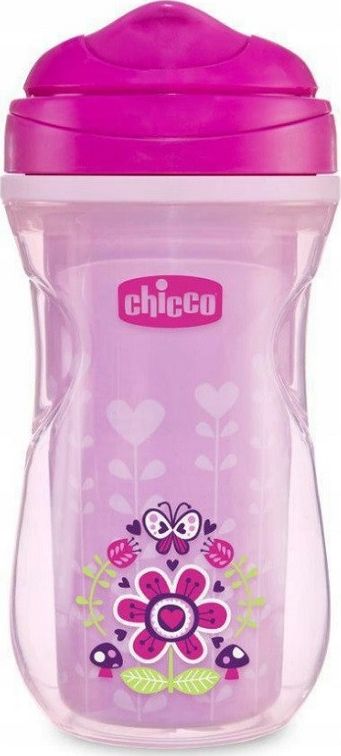 Chicco 698110-KUBEK TERMICZNY DO NAUKI PICIA 14M+DZ piederumi bērnu barošanai