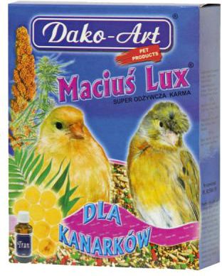 Dako-Art 500g MACIUS LUX karma DLA KANARKOW 01127 (5906554352068)