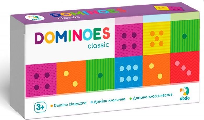 Dodo Domino klasyczny 28 elementow 406185 (4820198241902) galda spēle