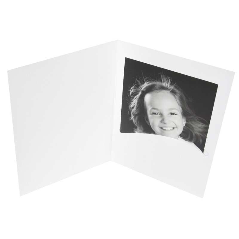 1x100 Daiber portrait folder Profi-Line  up to 9x13 cm white Foto rāmītis