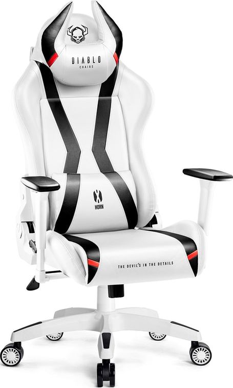 Fotel Diablo Chairs X-Horn 2.0 Normal bialy 5902560337853 (5902560337853) datorkrēsls, spēļukrēsls