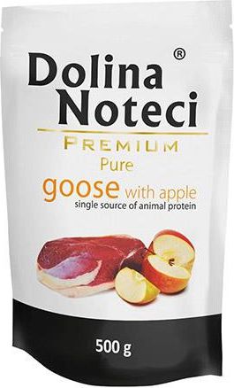 Dolina Noteci Dolina Noteci Pies Pure, ges z jablkiem saszetka 500g VAT006335 (5900842015895) barība suņiem