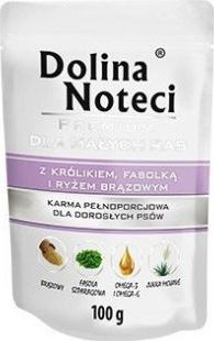 Dolina Noteci Dolina Noteci Premium z Krolikiem Fasolka i Ryzem Brazowym Male Rasy 100 g MS_15853 (5902921300892) barība suņiem