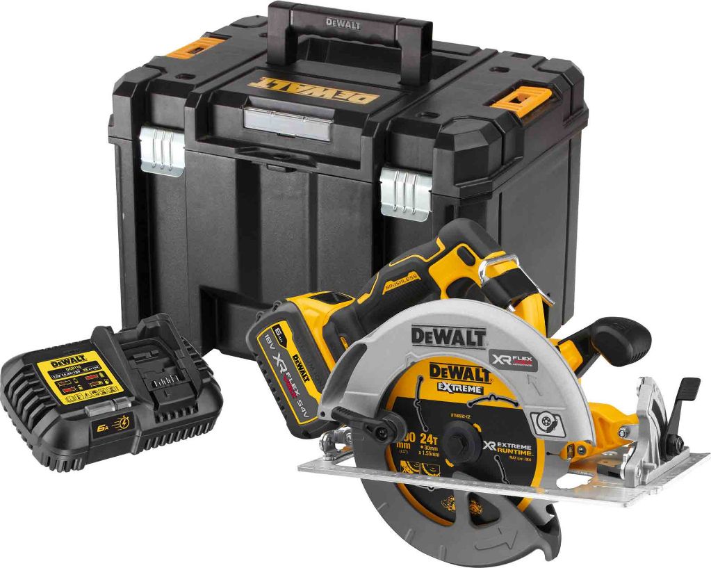 Pilarka tarczowa Dewalt DCS573T1 18 V 190 mm Elektriskais zāģis