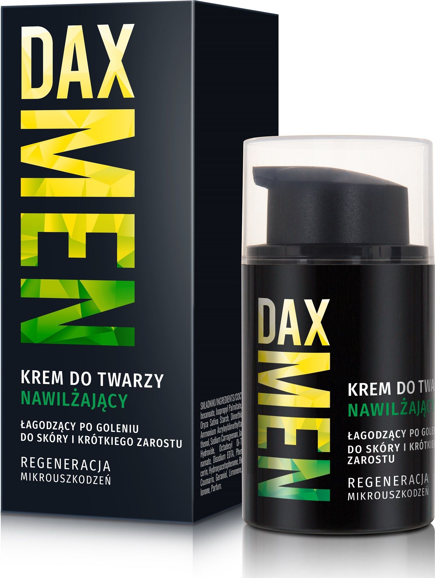 DAX Krem do twarzy Men nawilzajacy 50ml 077427 (5900525047427) kosmētika ķermenim