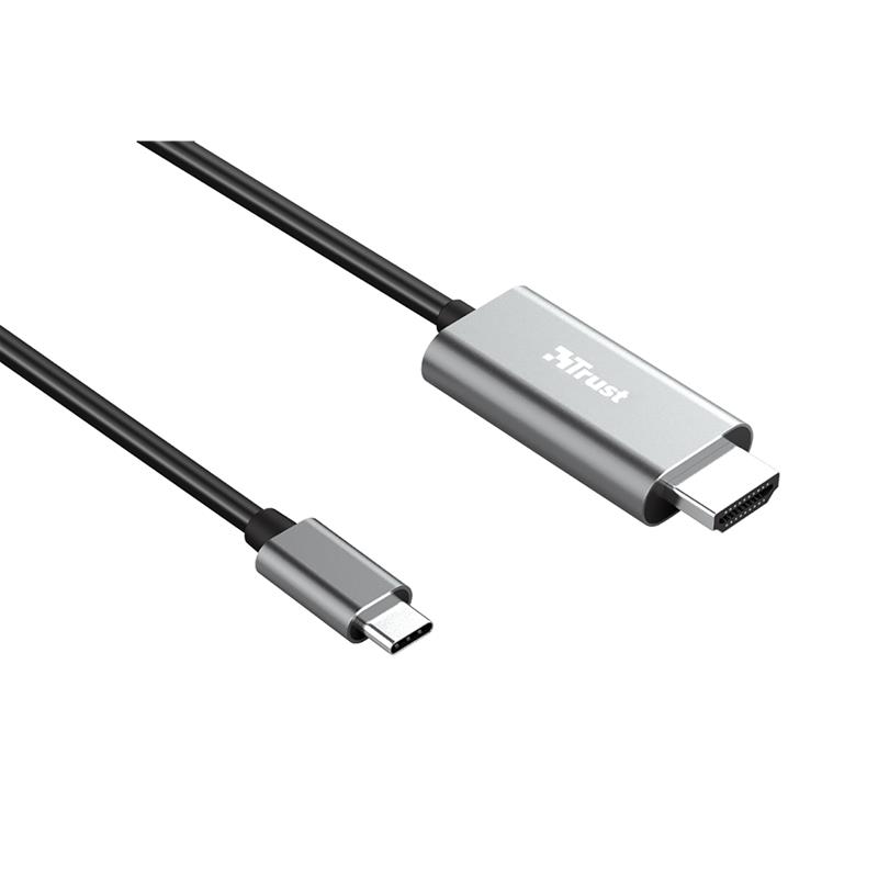 Trust Calyx USB graphics adapter Black, Metallic 8713439233322