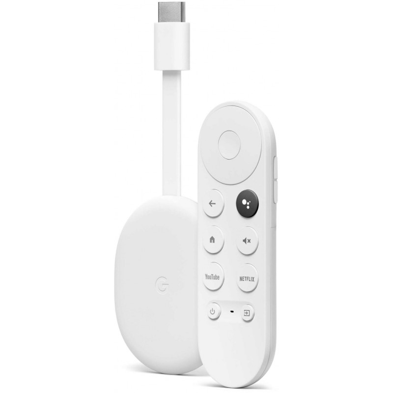 Google Chromecast 4K with Google TV White multimēdiju atskaņotājs