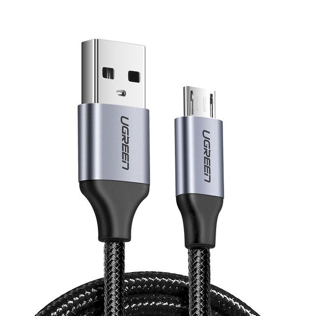 Ugreen micro USB QC 3.0 2.4A 2m black USB kabelis