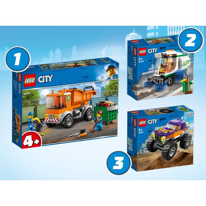 LEGO City Great Vehicles komplekts 66686 (60220, 60251, 60249) LEGO konstruktors