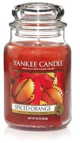 Yankee Candle Spiced Orange Large Jar Scented Candle 623g