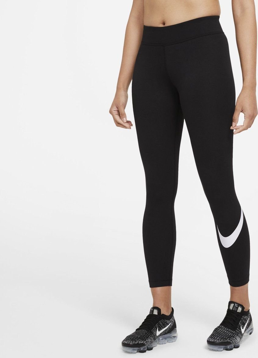 Nike Legginsy Sportswear Essential SWOOSH CZ8530 010  czarne r. XS CZ8530 010 (194502821581)