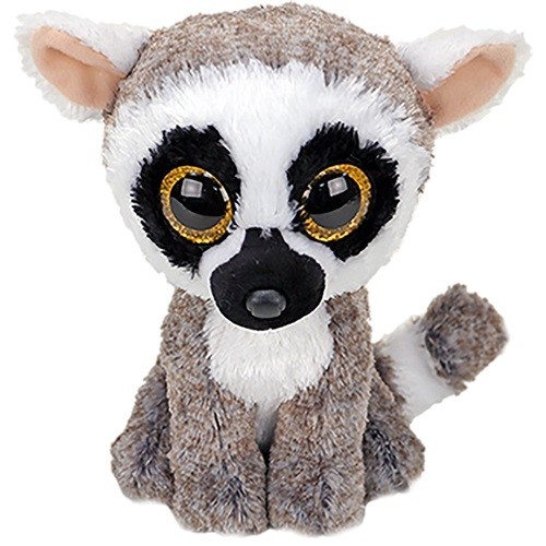 Plush toy TY Beanie Boos - Linus Lemur 15 cm 36224 (008421362240)