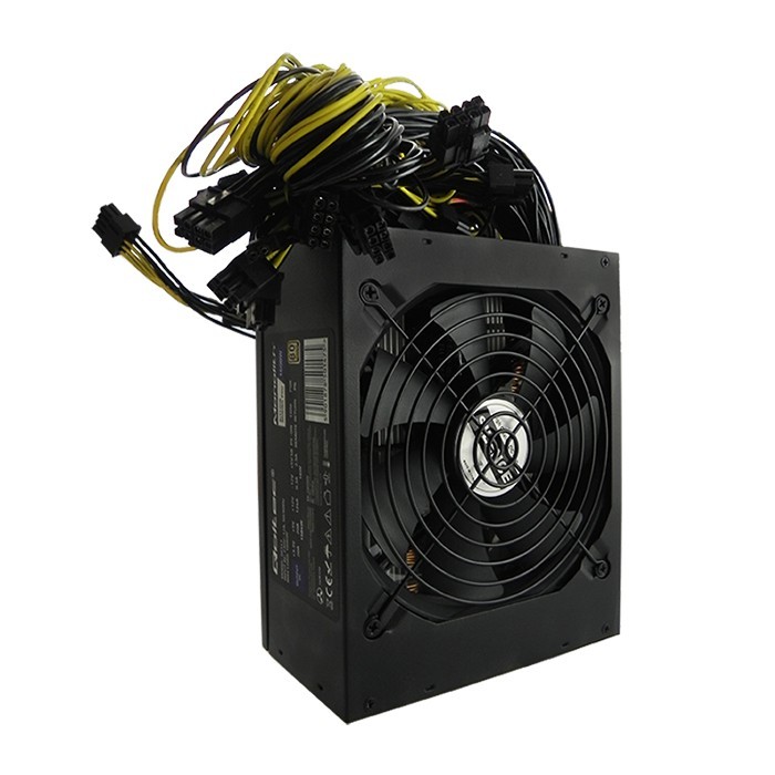 Qoltec ATX Power Supply 1600W | 80 Plus Gold | Bitcoin Miner Barošanas bloks, PSU