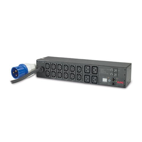 APC RACK PDU, METERED, HORIZONTAL 2U, 32A, 230V, INPUT IEC-309 32A, (12)C13 (4)C19,3.6M CORD Serveru aksesuāri