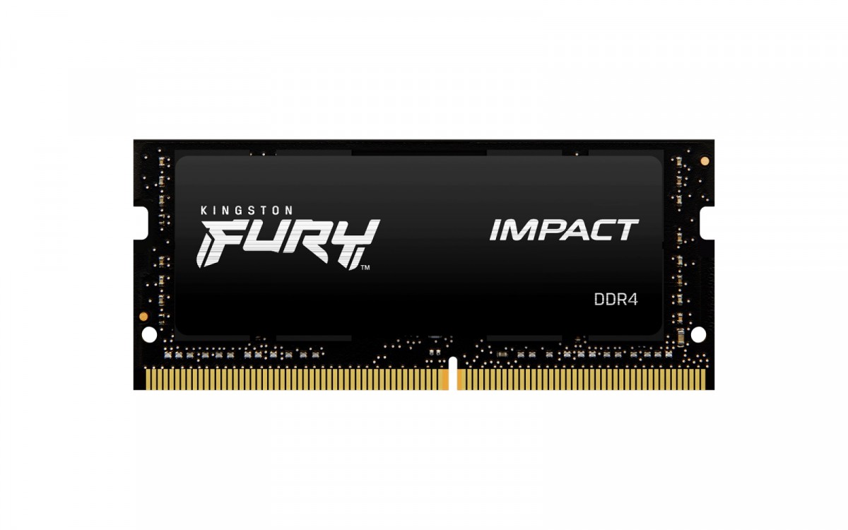 Kingston Fury Impact, SODIMM, DDR4, 16 GB, 3200 MHz, CL20 (KF432S20IB/16) operatīvā atmiņa