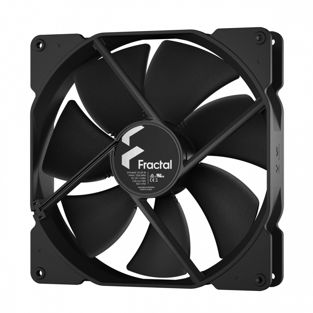 Fractal Design Dynamic X2 GP-18 PWM bk - FD-FAN-DYN-X2-GP18-PWM-BK ventilators