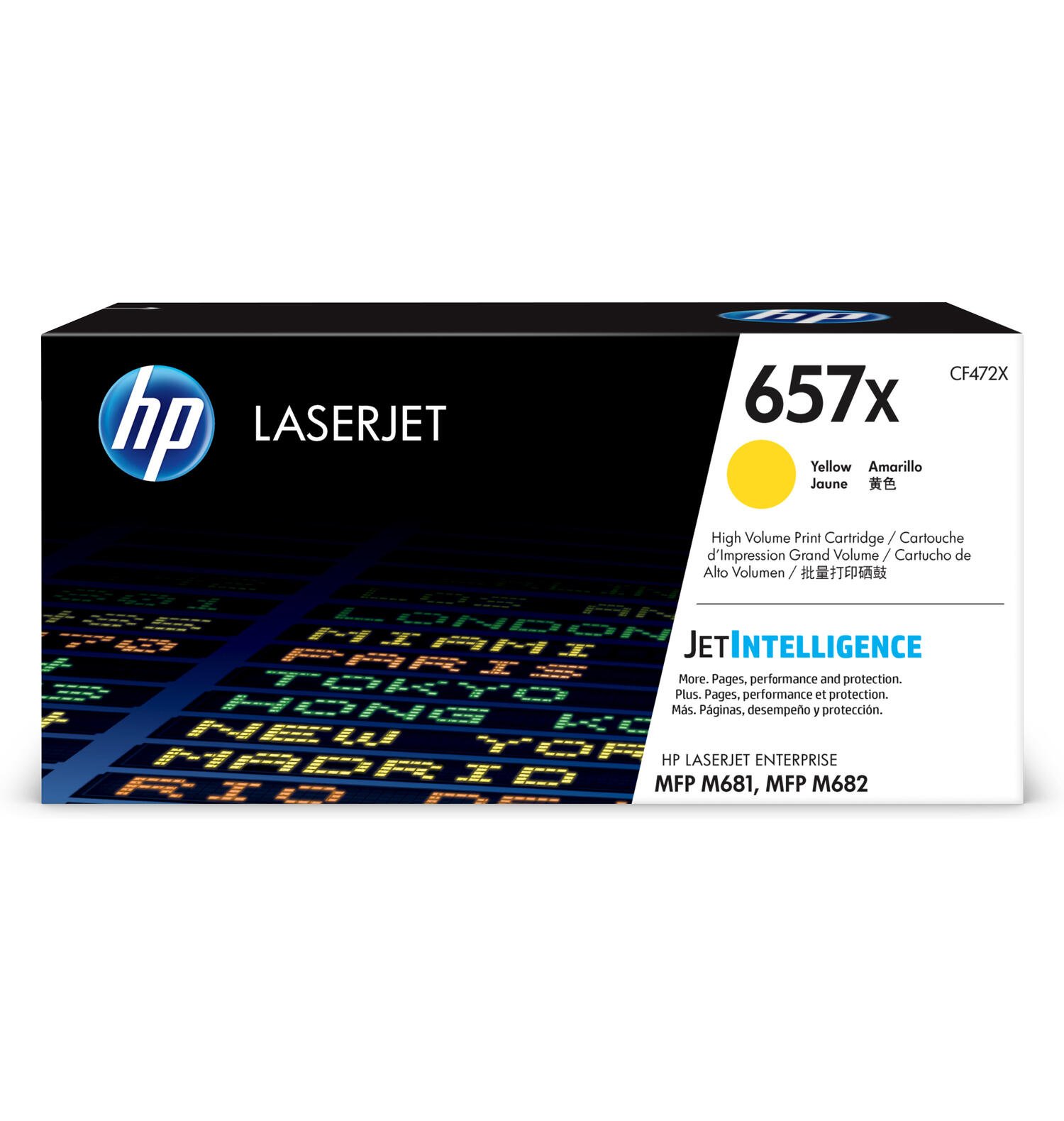 HP 657X LJ Toner Cartridge Yellow HY toneris