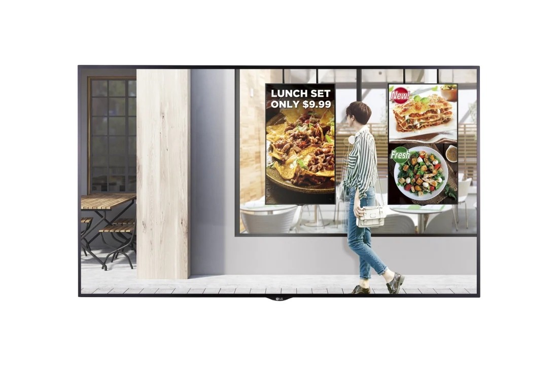 LG 55XS4J 4000cd/m2 24/7 publiskie, komerciālie info ekrāni
