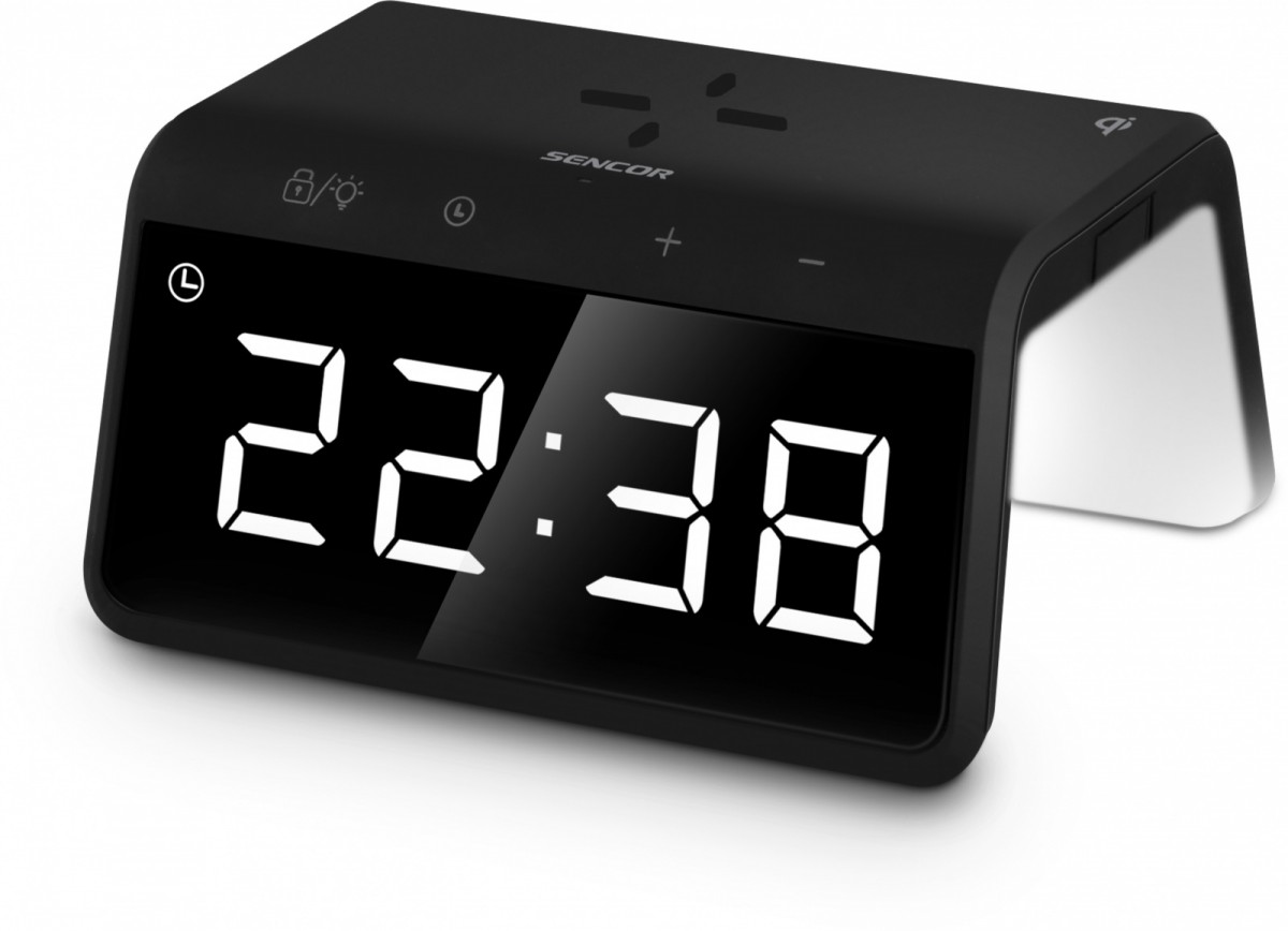 Sencor Digital clock with alarm clock and SDC 7900QI wireless charger radio, radiopulksteņi