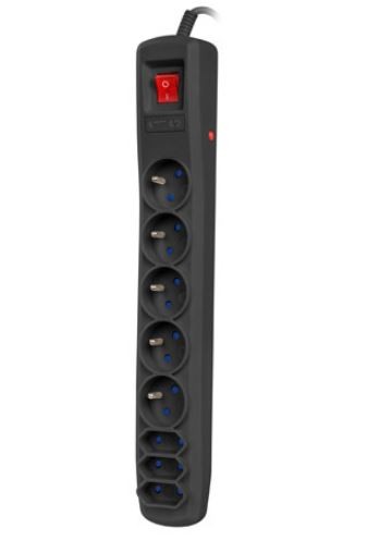 Power strip1.5m black ARC8/15/CZ elektrības pagarinātājs