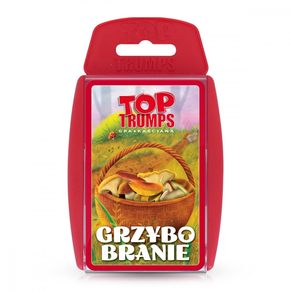 Cards game Top Trumps Mushroom picking puzle, puzzle