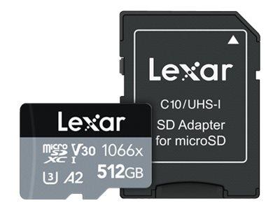 Lexar microSDXC Card 512GB High-Performance 1066x UHS-I U3 atmiņas karte