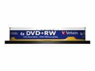 DVD+RW Verbatim [ 10pcs, 4.7GB, 4x, spindle ] matricas
