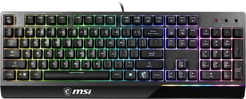 MSI Vigor GK30 Gaming Keyboard (QWERTZ - vācu izkārtojums) klaviatūra